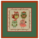 ★数量限定セール★【ル ボヌール デ ダム】 刺繍キット 2270 Christmas Owl クリスマスふくろう 【あす楽】【HLS_DU】