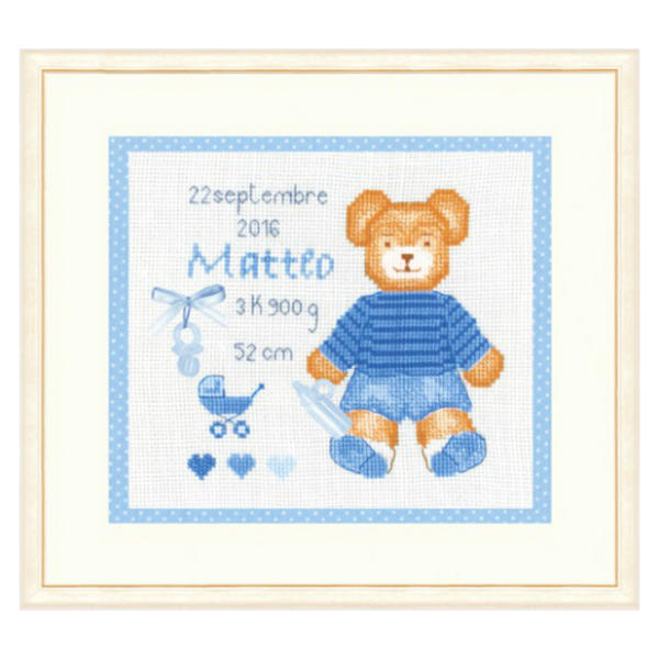  刺繍キット 2633 Naissance Matteo 男の子誕生 