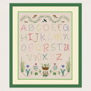 ★数量限定セール★【ル ボヌール デ ダム】 刺繍キット 2593 Alphabet Spring 春のアルファベットサンプラー 【送料無料】 【あす楽】