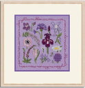 ★新発売★【ルボヌールデダム】クロスステッチ刺繍キット 2281 Lilac And Blue Flowers ライラックと青い花 Le Bonheur des Dames / France(3)