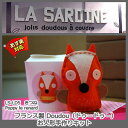 【La Sardine】 フランス製 Little doudou (ドゥードゥー)ぬいぐるみ手作りキット Poppy le renard きつね 【あす楽】【H...