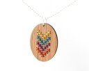 【Red Gate Stitchery】 バンブーペンダントキット BP4 マルチカラーシェブロン 【あす楽】【HLS_DU】