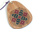 【Red Gate Stitchery】 バンブーペンダントキット BP8 ティアドロップ・幾何学模様 ブルー&パープル 【あす楽】【HLS_DU】