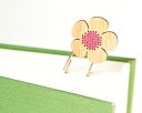【Red Gate Stitchery】 ブックマークキット BM1 バンブーフラワー ピンク 【あす楽】【HLS_DU】