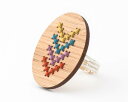 【Red Gate Stitchery】 バンブー リング(指輪)キット BR1 マルチカラー シェブロン 【あす楽】【HLS_DU】