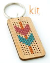 【Red Gate Stitchery】 バンブー キーホルダーキット BK4 シェブロン 【あす楽】【HLS_DU】