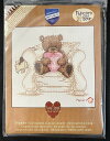 ★数量限定セール★【Vervaco ベルバコ】 クロスステッチ 刺繍キット Popcorn the Bear “With Love” VB06【あす楽】※在庫限...