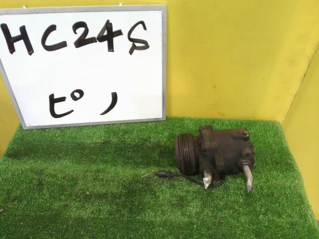 【中古】中古部品 ピノ HC24S A/Cコンプレッサー 【3331010600-250619000360700】
