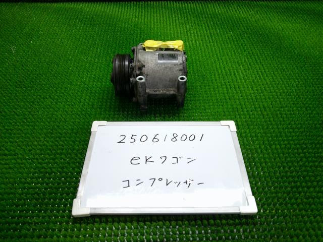 【中古】中古部品 eKワゴン H82W A/Cコンプレッサー 【3330991000-250618001260700】