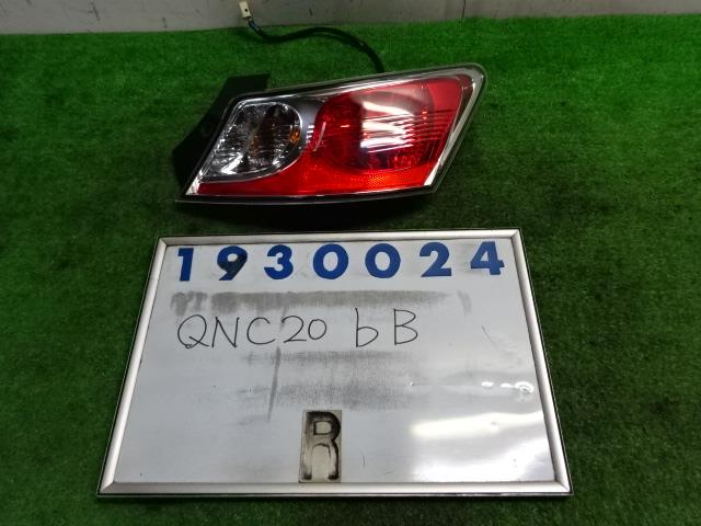 【中古】中古部品 bB QNC20 右テールランプ 【3330980100-001499969015500】
