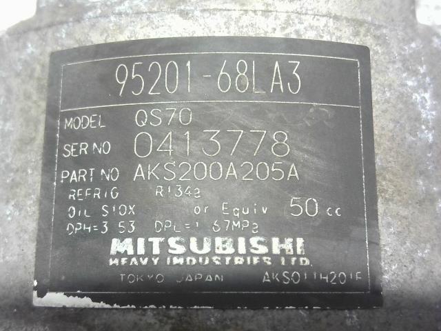 【中古】中古部品 ソリオ MA15S A/Cコンプレッサー 【3310160100-000004397360700】 2