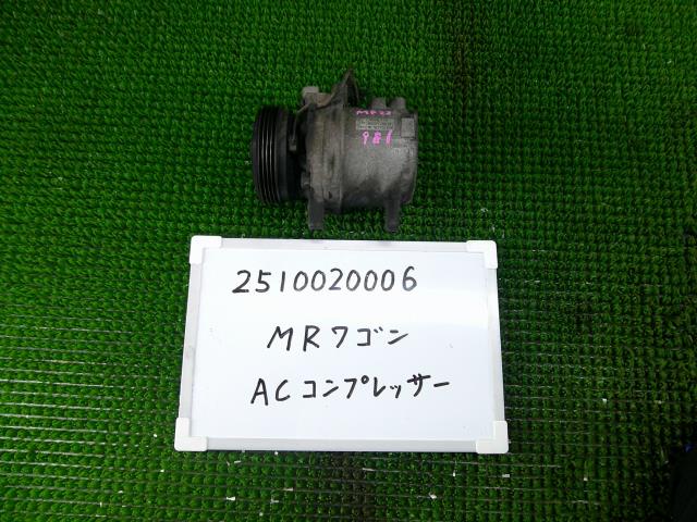 【中古】中古部品 MRワゴン MF22S A/Cコンプレッサー 【3330991000-251002000660700】
