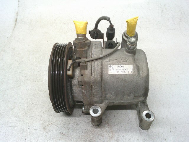 【中古】中古部品 MRワゴン MF33S A/Cコンプレッサー 【3330990500-251105000260700】