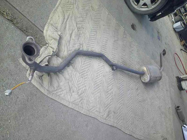 【中古】中古部品 ムーヴコンテ L575S フロントエキゾーストパイプ 【3340030100-006400100022200】