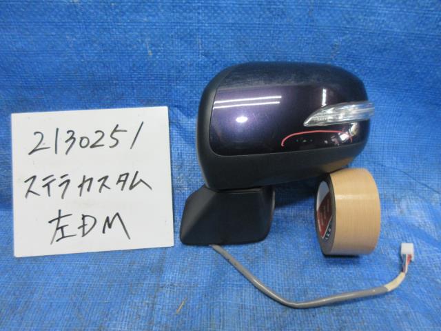 【中古】中古部品 ステラ LA100F 左サイドミラー 【3310220100-001687720513600】