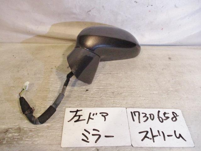 【中古】中古部品 ストリーム RN6 左サイドミラー 【3310220100-001405509113600】