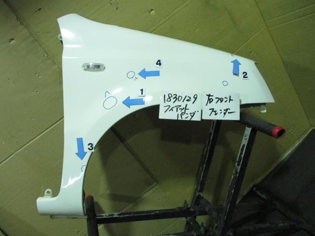 【中古】中古部品 フィアット パンダ 16912 右フロントフェンダー 【3310220100-001432655410600】