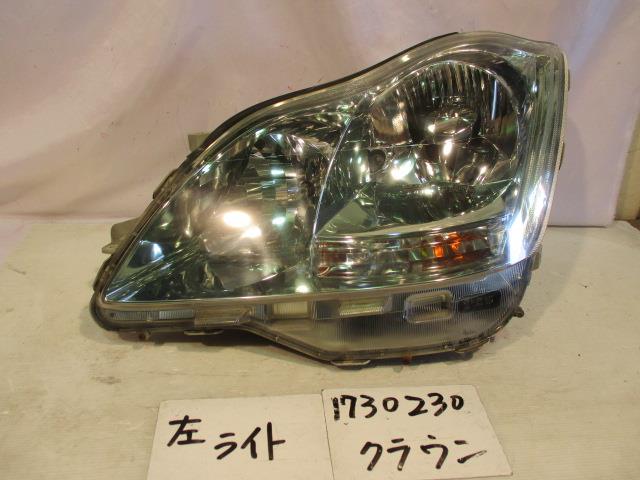 【中古】中古部品 クラウン GRS182 左ヘッドランプ 【3310220100-001347798210900】