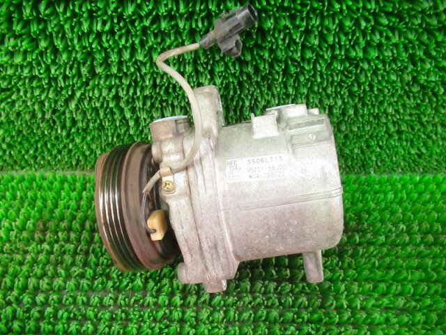 【中古】中古部品 ワゴンR MH21S A/Cコンプレッサー 【3330210100-000038053960700】