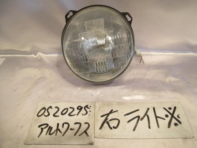 【中古】中古部品 アルト HA11S 右ヘッドランプ 【3310220100-000257700610800】(2)