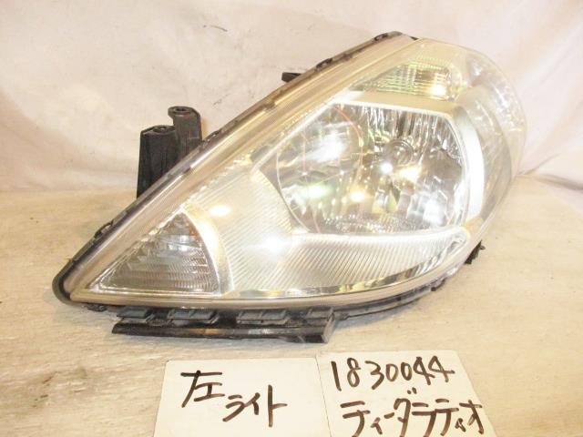 【中古】中古部品 ティーダ ラティオ SC11 左ヘッドランプ 【3310220100-001413728110900】