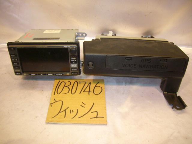 【中古】中古部品 ウィッシュ ZNE10G カーナビゲーション 【3310220100-000766655361310】