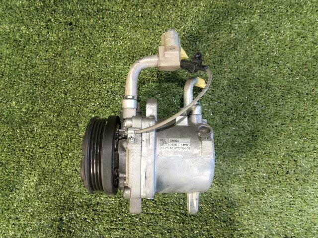 【中古】中古部品 エブリィ DA17V A/Cコンプレッサー 【3260070000-260423000360700】