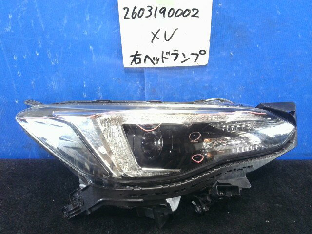 【中古】中古部品 XV GT3 右ヘッドランプ 【3310220100-260319000210800】
