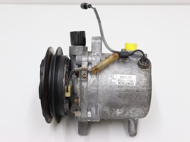 【中古】中古部品 ワゴンR MC22S A/Cコンプレッサー 【3310070100-001670380860700】