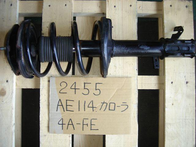 【中古】中古部品 カローラ AE114 右フロントストラット 【3330440100-000748025350110】