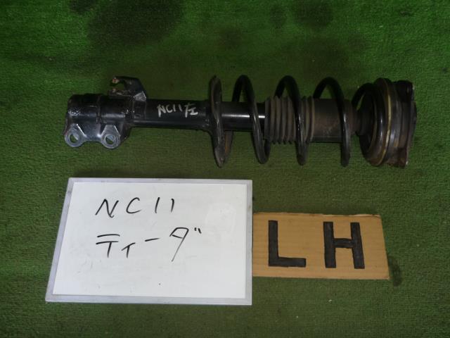 【中古】中古部品 ティーダ NC11 左フロントストラット 【3330370100-001556378950210】