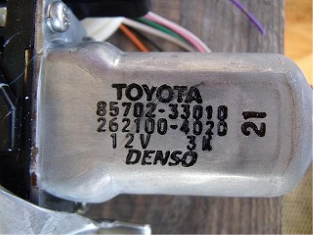 【中古】中古部品 カローラフィールダー NZE141G 左フロントドアレギュレータ・モーター 【3340140100-000731404313220】 3