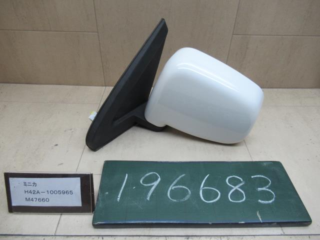 【中古】中古部品 ミニカ H42A 左サイドミラー 【3310120100-220404000213600】