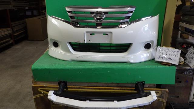 【中古】中古部品 セレナ C26 フロントバンパー 【3330340100-220426000410100】