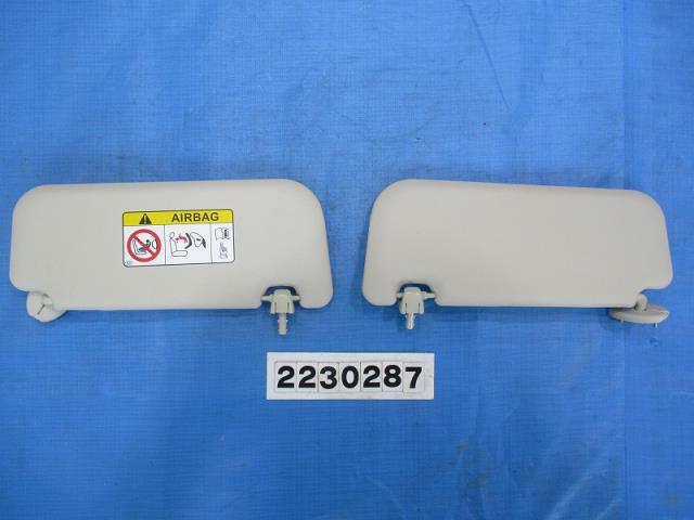 【中古】中古部品 カローラ ZRE212 サンバイザー 【3310040100-000223028777350】