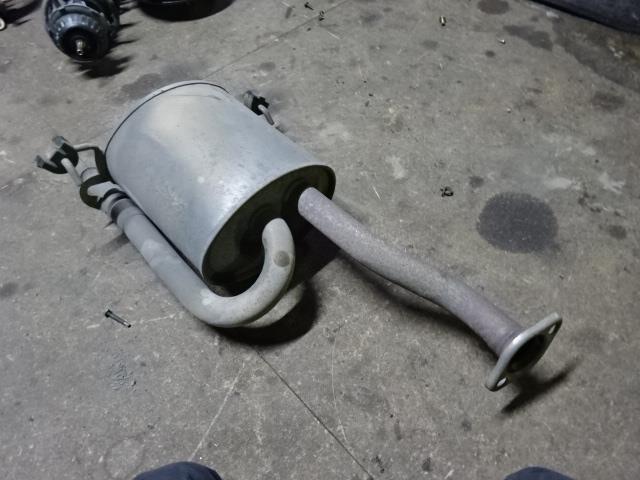 【中古】中古部品 モビリオスパイク GK1 リアマフラー 【3310410000-001525066522500】