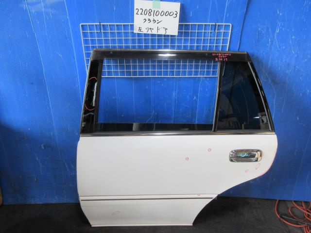 【中古】中古部品 クラウン JZS171W 左リアドア 【3310220100-220810000313400】
