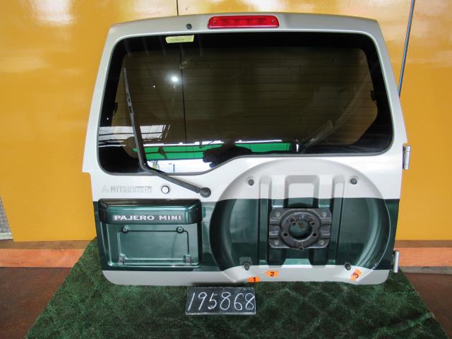 【中古】中古部品 パジェロミニ H58A バックドア 【3310120100-001712067315800】