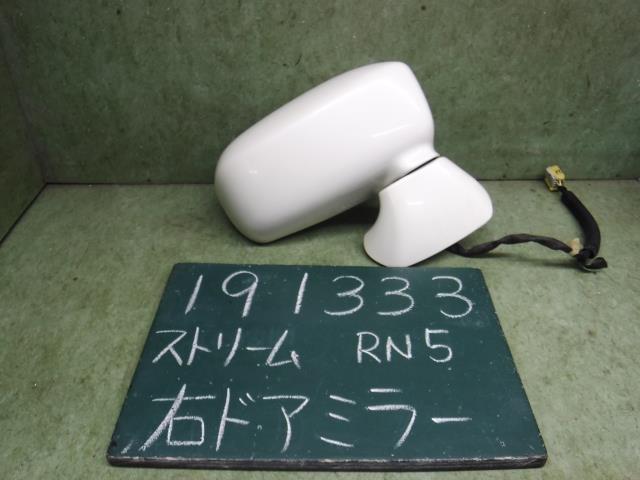 【中古】中古部品 ストリーム RN5 右サイドミラー 【3310120100-001624554313500】
