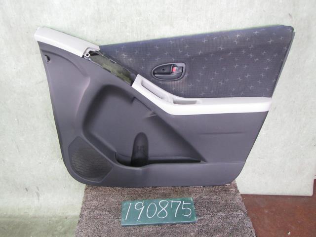 メーカー トヨタ 車名 ヴィッツ 型式類別 15011-0015 グレード 1300 U 認定型式 DBA-SCP90 車両タイプ 5ドアハッチバック 年式 H19/9 シフト 駆動 通称型式 エンジン型式 2SZ-FE ミッション型式 アクスル型式 車体色 黒 車体色No 209 トリム色No FM18 走行距離(Km) メーカー純正品番 67610-5CD20 部品メーカー品番 保証 0ヶ月/0km 付加情報 モケット　パワーウインドウ仕様（PW集中スイッチ欠品） パネル部分色褪せ・小傷多数　薄線傷全体に多数　シミ有　 商品情報 ※純正番号およびモデル番号は参考としてください。※リビルト部品を購入される際のお願い【再生部品】と表示されているものをリビルト部品と呼んでいます。リビルト部品の場合には、交換時に取り外した部品をご返却していただく場合があります。詳しくはこちら※大物商品(ドア・ボンネット・バンパー等)は個人宅への配送ができない場合がございます。その場合、最寄りの配送業者支店止め等の対応となりますので、あらかじめご了承ください。 ページ上部へ【中古】中古部品 ヴィッツ SCP90 右フロントドアトリム 【3310120100-001584967013150】