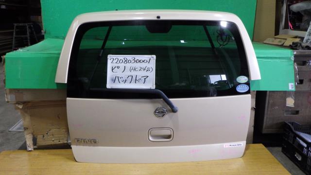 【中古】中古部品 ピノ HC24S バックドア 【3330340100-220803000115800】