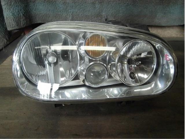 【中古】中古部品 VW ゴルフ 1JAGN 右ヘッドランプ 【3340180100-001239156110800】