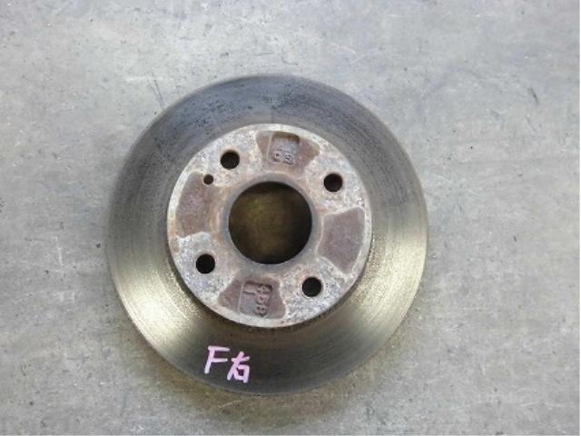 【中古】中古部品 デミオ DW3W フロントディスクローター 【3340180100-001255251544390】