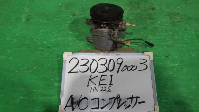 【中古】中古部品 KEI HN22S A/Cコンプレッサー 【3330340100-230309000360700】