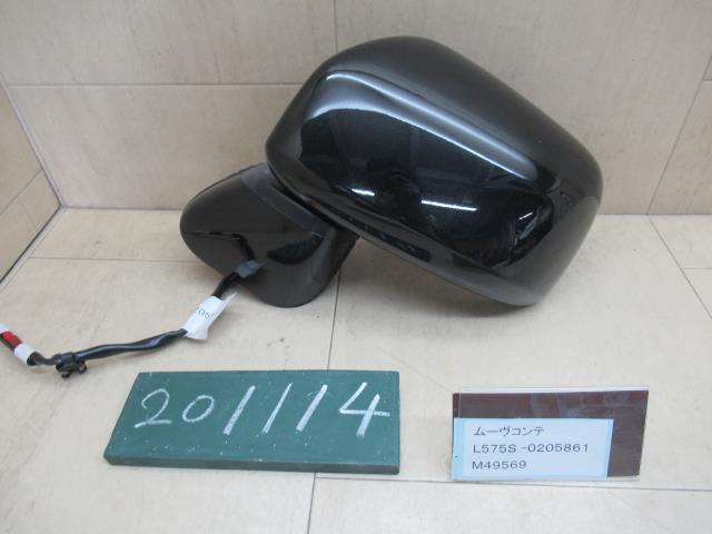 【中古】中古部品 ムーヴコンテ L575S 左サイドミラー 【3310120100-230617000113600】