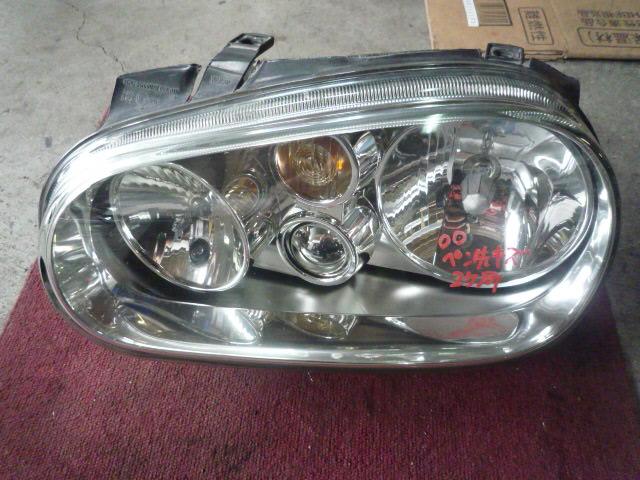 【中古】中古部品 VW ゴルフ 1JAZJ 左ヘッドランプ 【3310050100-001175441010900】