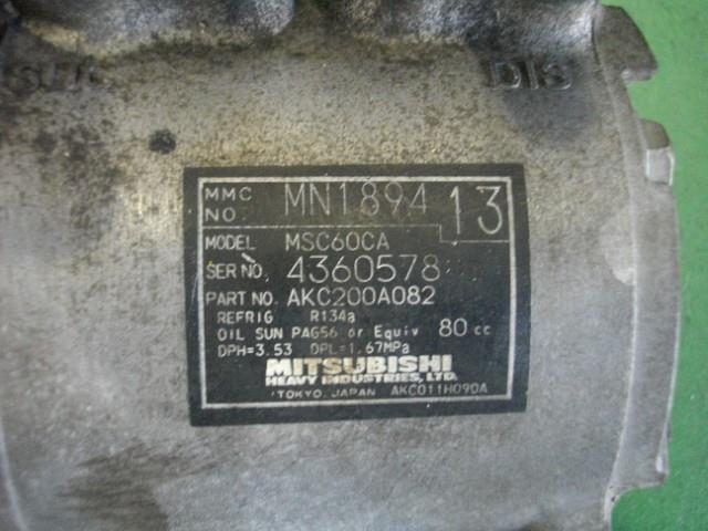【中古】中古部品 eKワゴン H82W A/Cコンプレッサー 【3310590000-000006782060700】