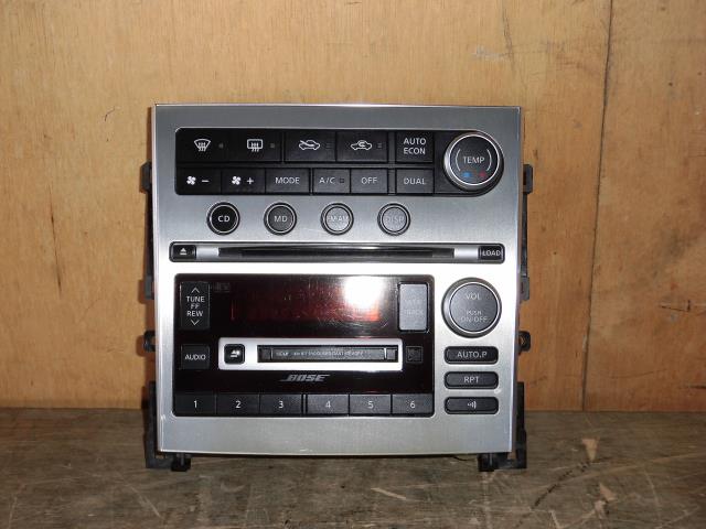 【中古】中古部品 スカイライン CPV35 A/Cスイッチパネル 【3310050100-001544621360900】
