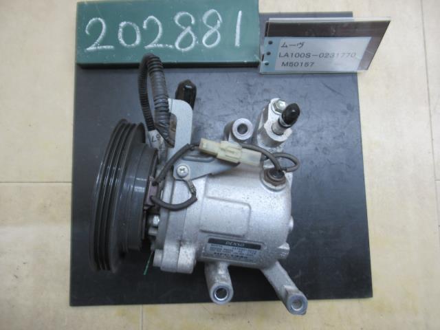【中古】中古部品 ムーヴ LA100S A/Cコンプレッサー 【3310120100-231118000460700】