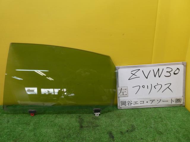 【中古】中古部品 プリウス ZVW30 左リアドアガラス 【3331010600-001657260613430】